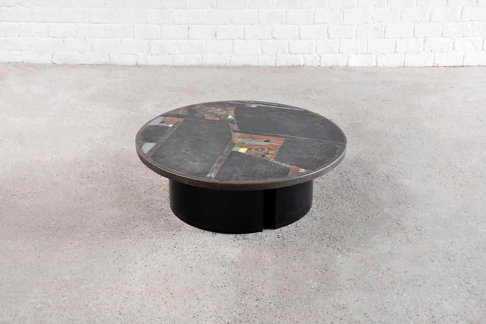 Brutalist Natural Stone Coffee Table by Paul Kingma, 1980