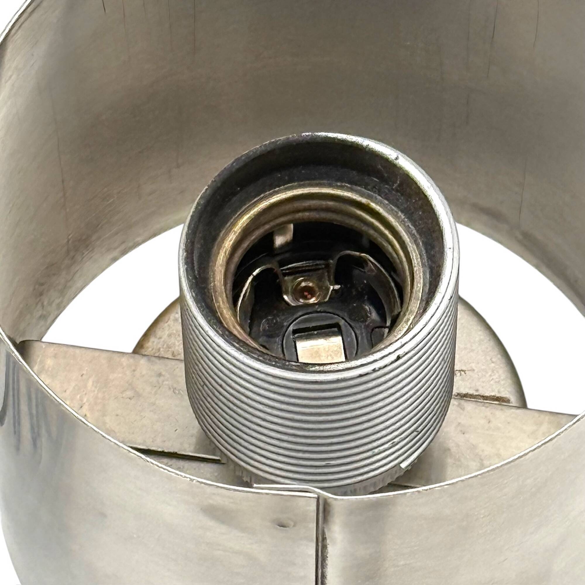 Applique spirale chromée Philippe Rogier pour Oxar France années 70