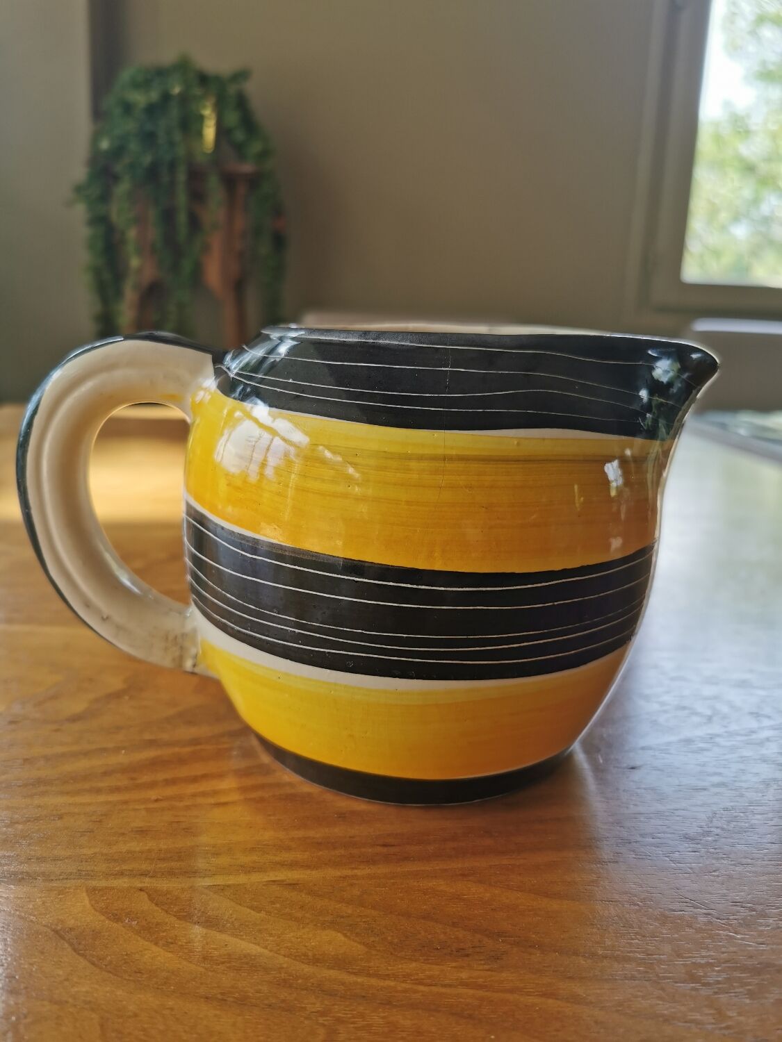 Vintage ceramic pitcher 50s