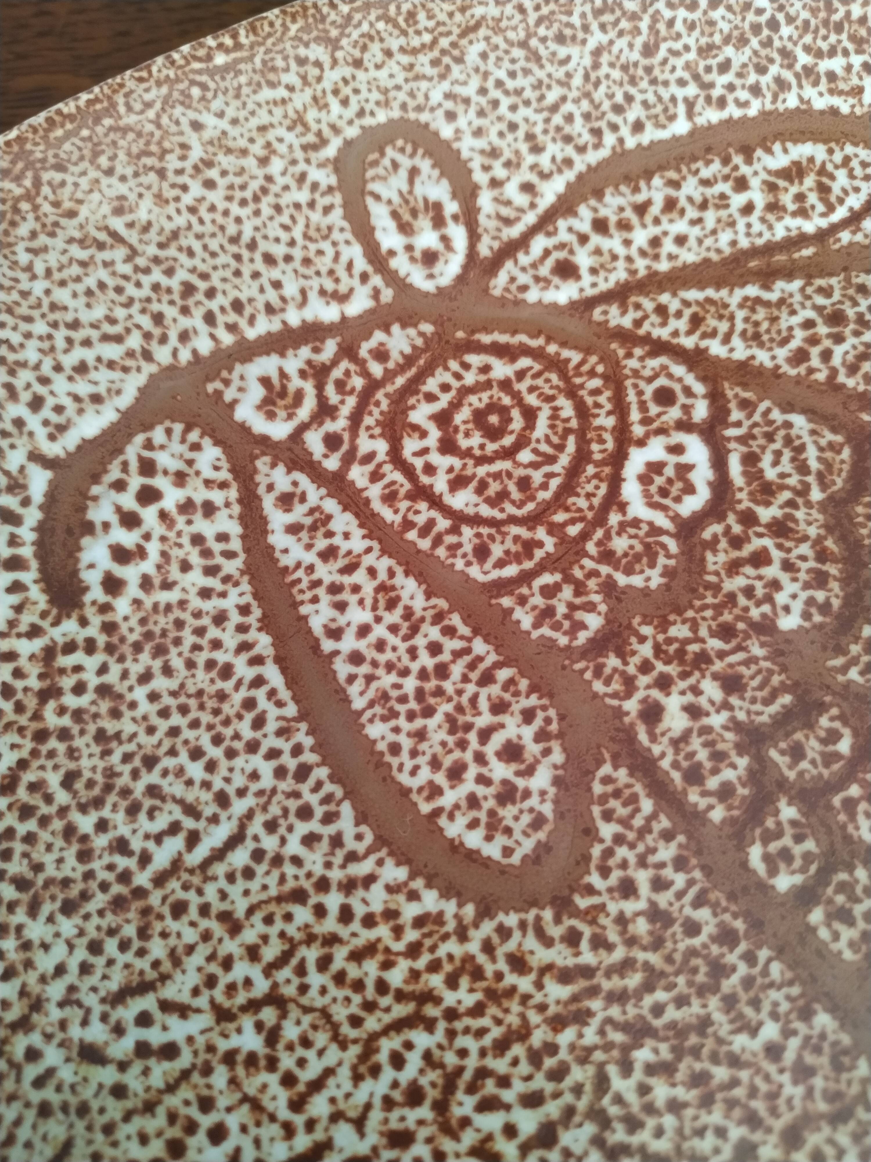 Vintage ceramics dish 1960