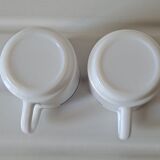 Blue striped cups Arcopal
