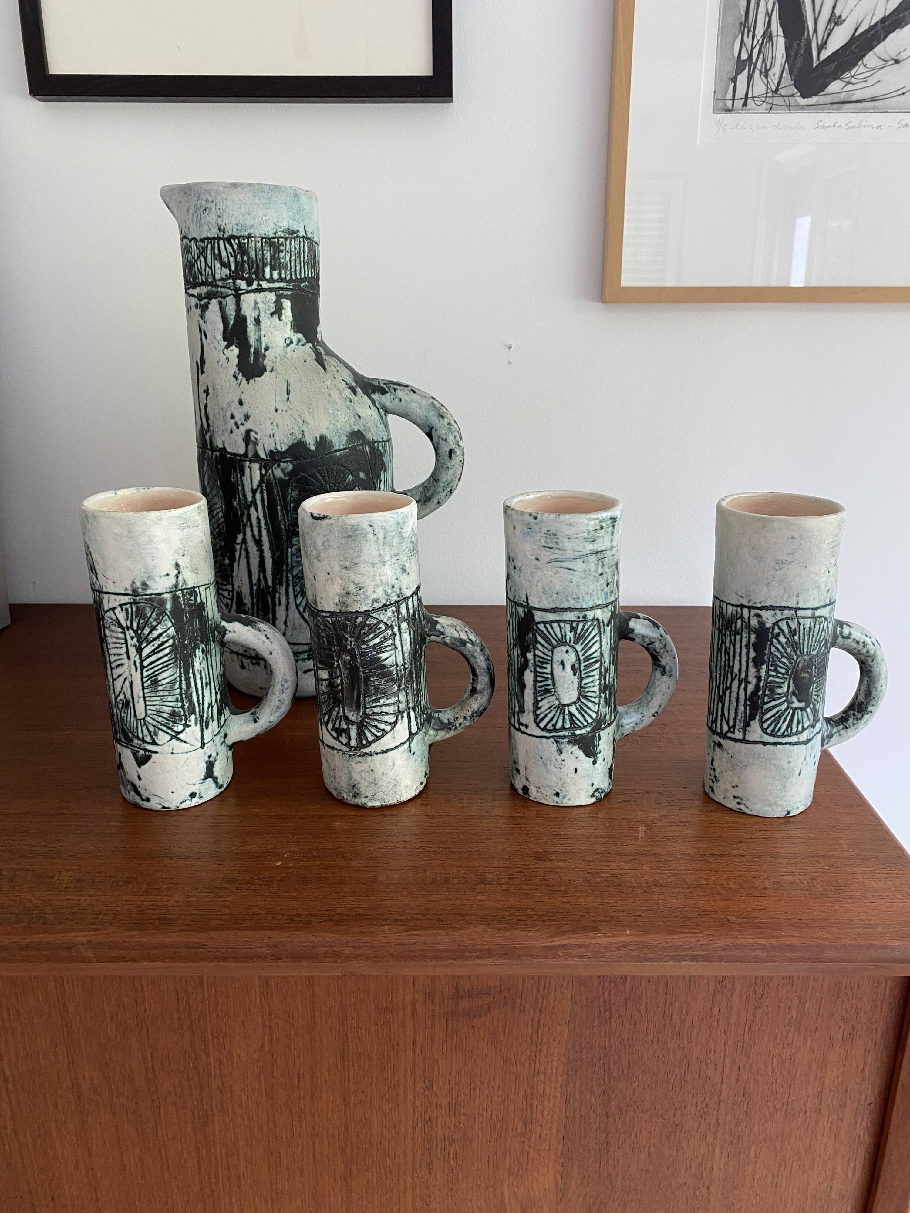 Jacques Blin orangeade set (5 pieces)