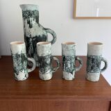 Jacques Blin orangeade set (5 pieces)