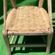 Antique French wicker wabi sabi chair