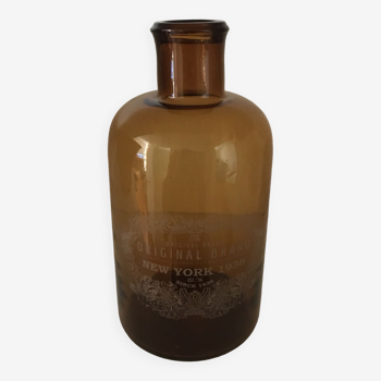 Smoked glass bottle