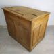 Striped pine office counter