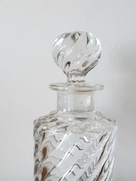 ANCIEN SERVICE DE toilette, flacons, en cristal de Baccarat modèle