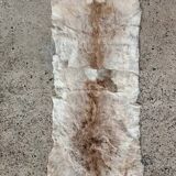 Retro animal skin hair rug