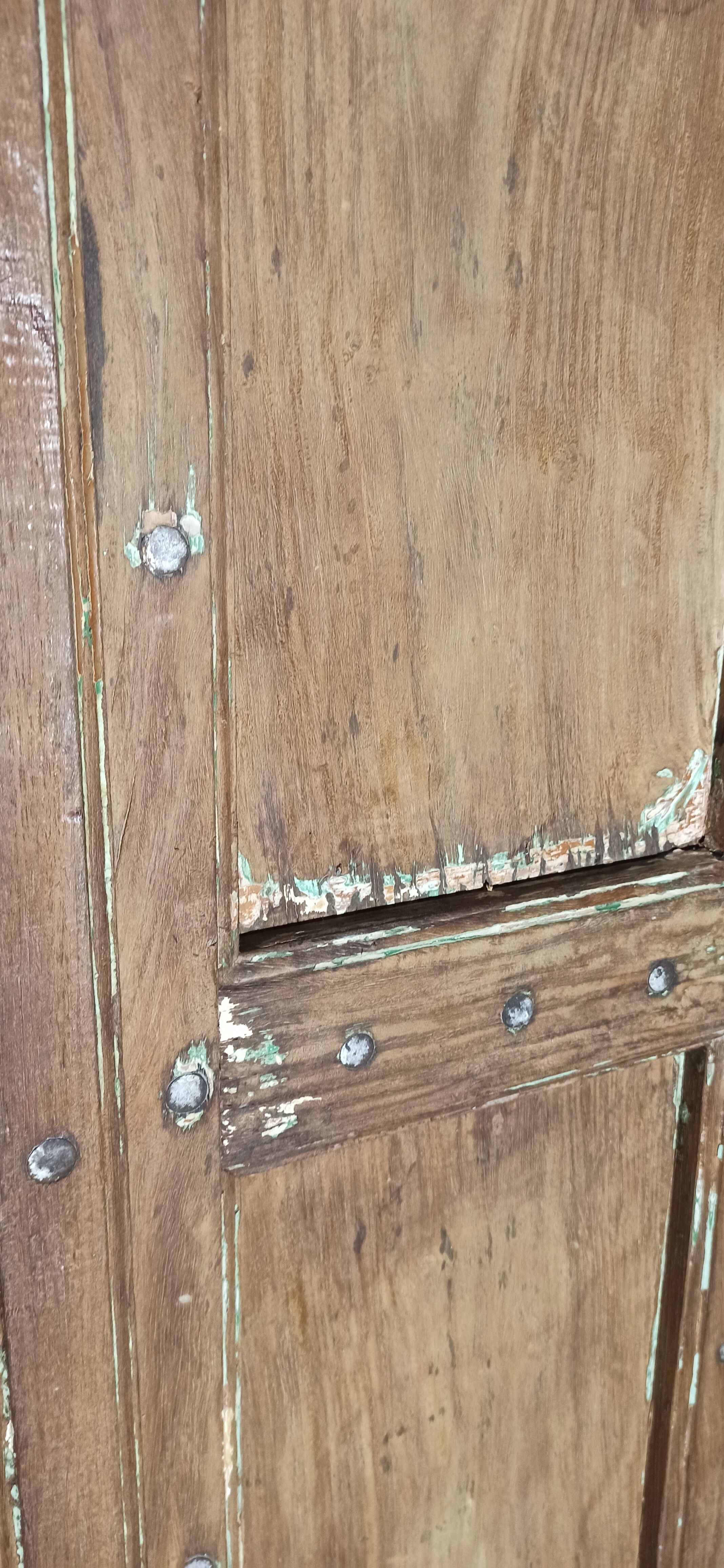 Old wooden door