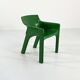 GREEN GAUDI CHAIR BY VICO MAGISTRETTI FOR ARTEMIDE, 1970