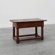 Oak hand-carved side table in wabi wabi style, Spain, 17th Century