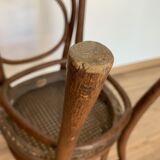 Pair of Thonet chairs model n° 10 of the 1890s in curved wood