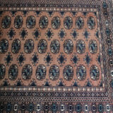 Turkish wool rug with Tekke pattern 211x126cm