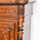 Buffet, commode en loupe d’amboine et palissandre, style Louis XVI – 2ème partie du XIXème