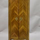 Small 18th century marquetry corner cabinet