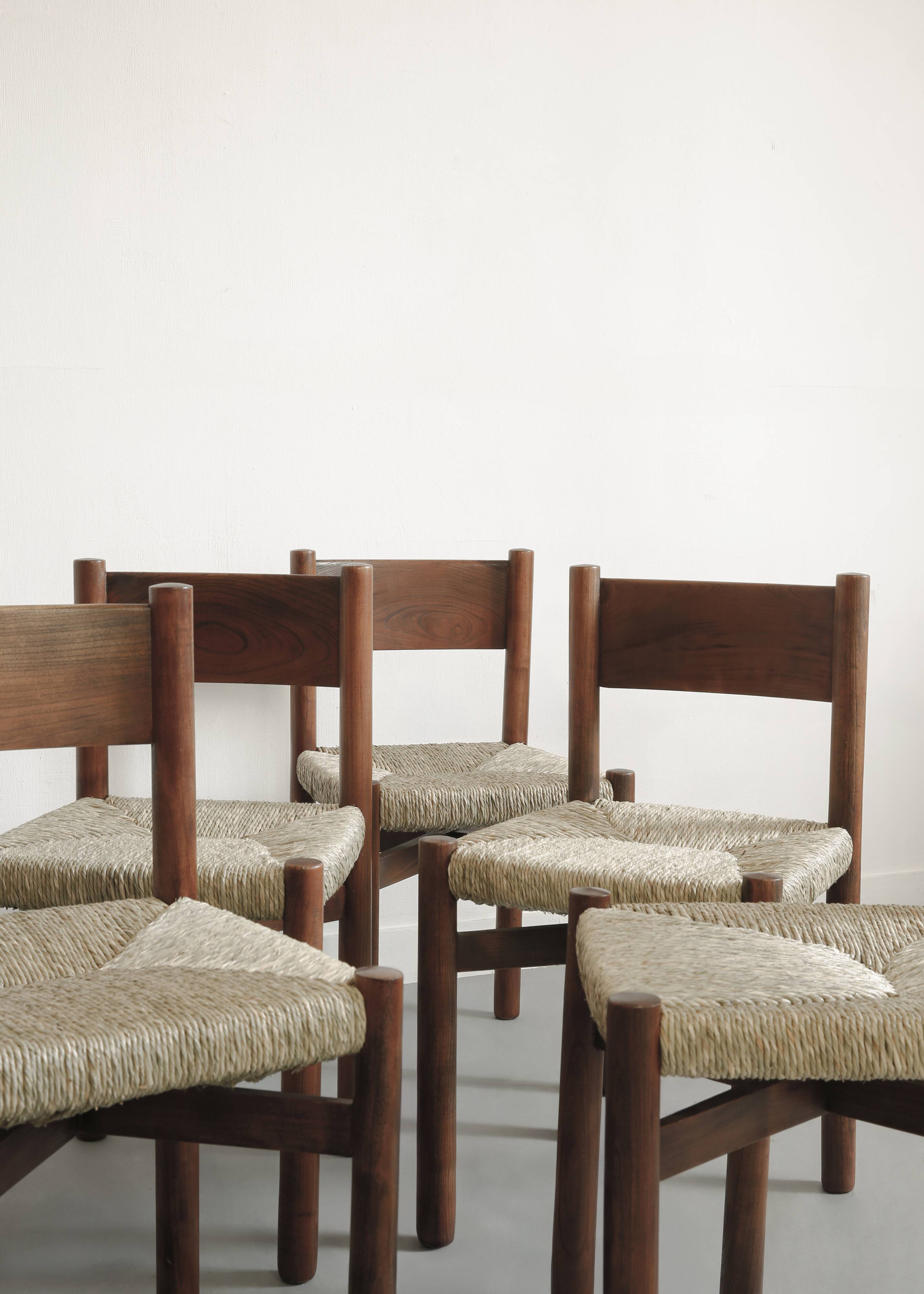 CHARLOTTE PERRIAND CHAIRS MERIBEL