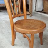 Old small Fischel children's chair, Colombine decor