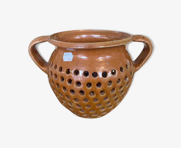 Vase en terre cuite vernissée