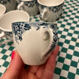 Set of 8 Marie-Louise Nord Hamage Moulin des Loup coffee cups