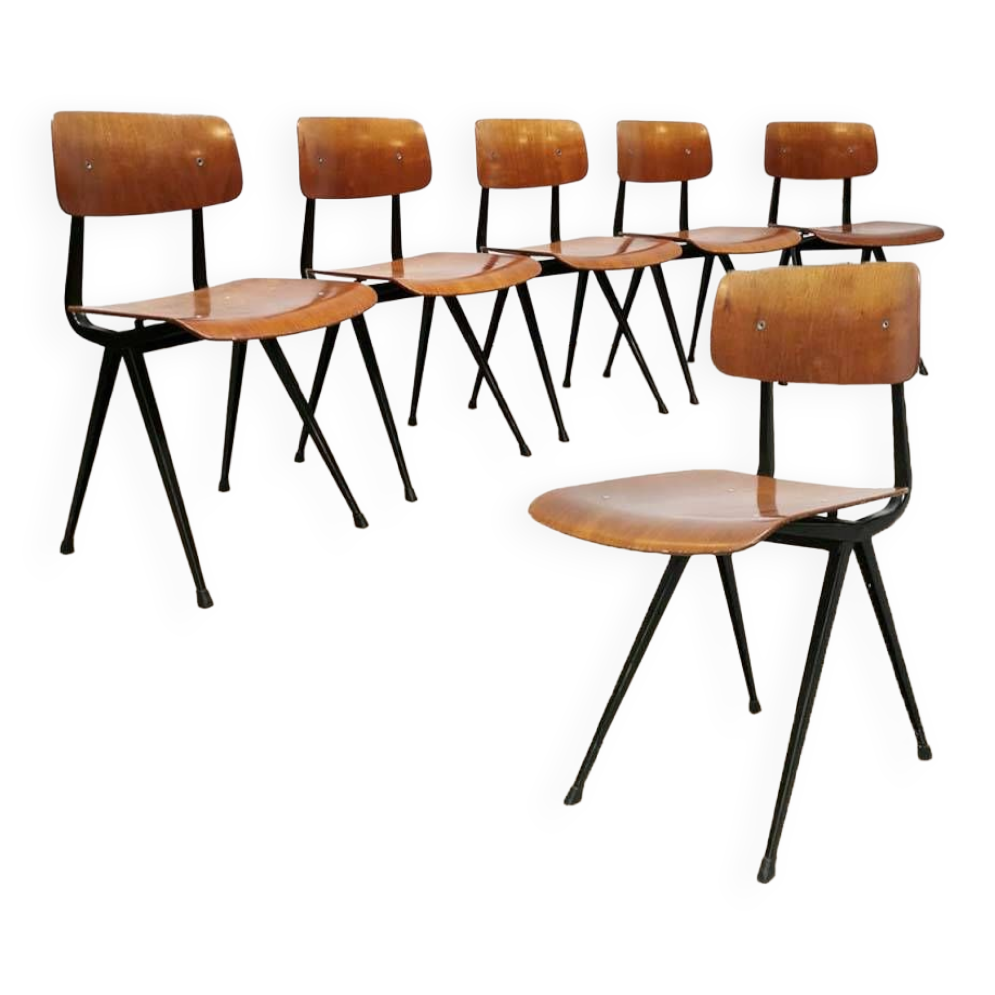 Dutch industrial design school chairs Stoelen Friso Kramer 1st edition