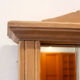 Beech wood framed mirror, Spain, 1940's, 168x88 cm
