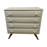 Dresser with compass feet