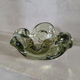 Vintage blown glass ashtray