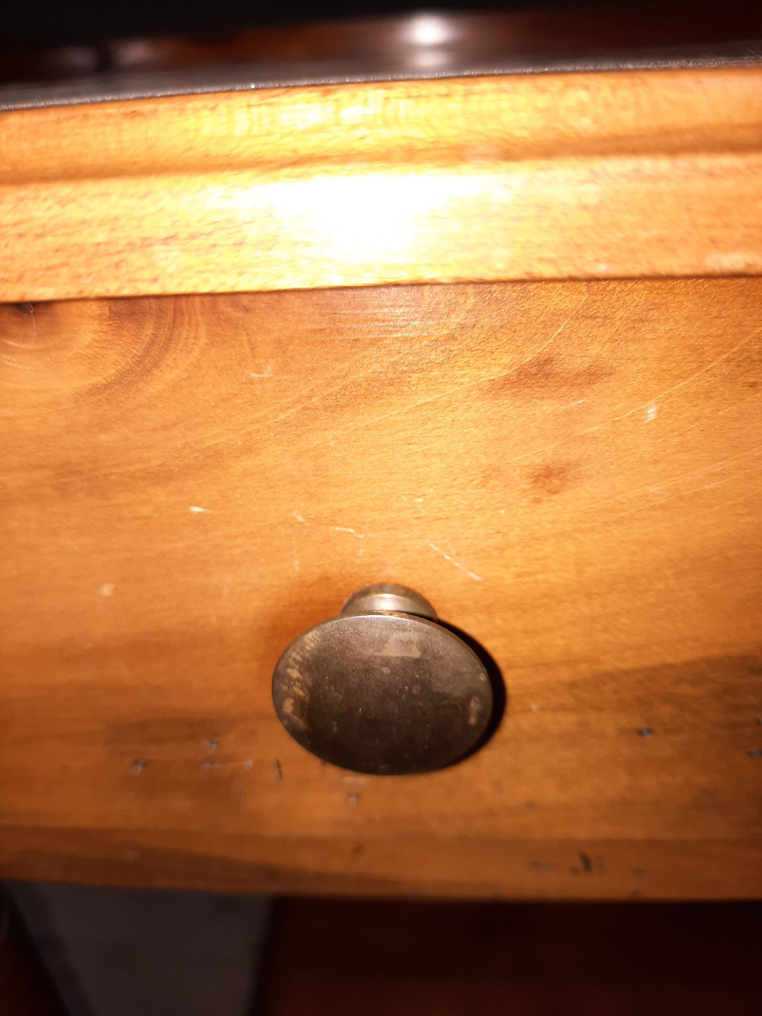 Table d'appoint à  2 tiroirs