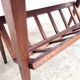 Vintage 1960s wooden magazine rack
