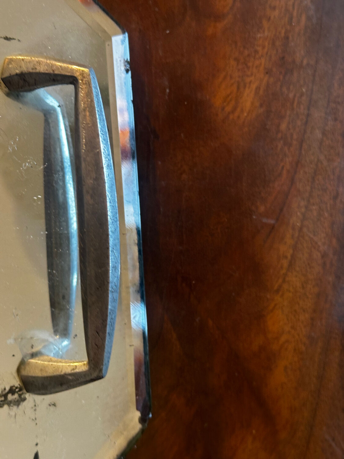 Art Deco mirror plateau - 45/30 cm