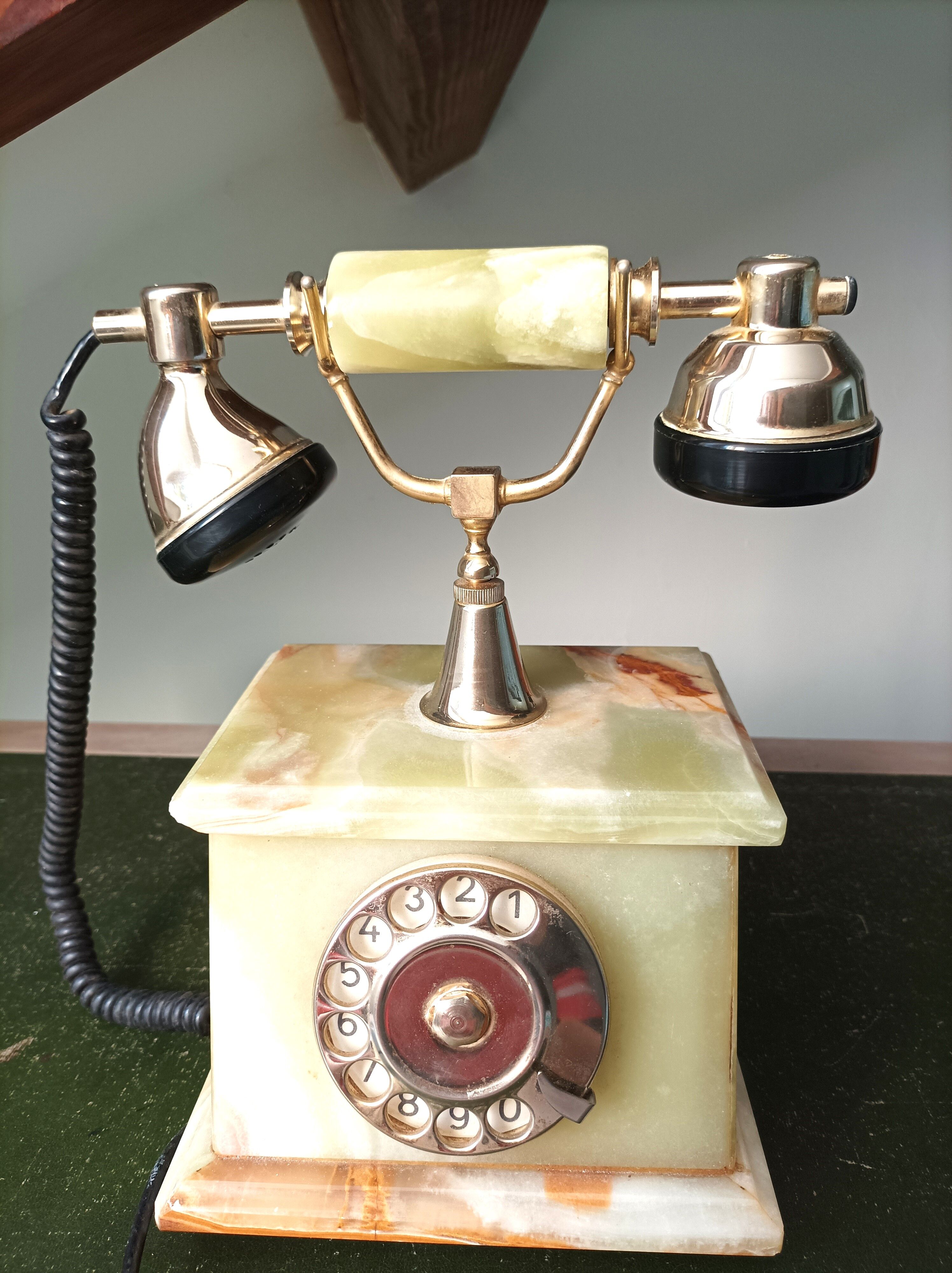 Vintage phone made Italy