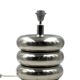 Hollywood regency chromed table lamp base, Luci Milano Italy, 1970s