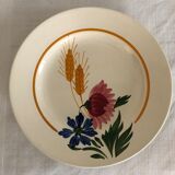 8 assiettes creuses, Sarreguemines, modèle Cocorico