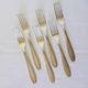 6 Apollo silver-plated metal forks, hallmarked 2106245
