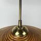 Pencil Split Reed, Rattan, Bamboo & Brass Pendant Lamp, 1970s