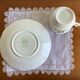 Tasse et sous tasse porcelaine fine anglaise - vintage