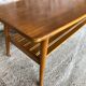 Scandinavian teak coffee table in the 70s