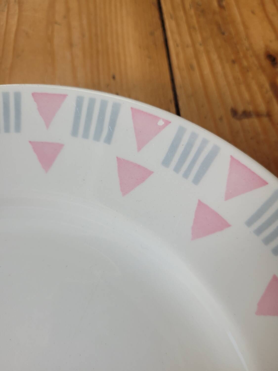Set of 5 flat plates FB 66 Badonviller