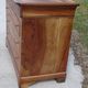 Antique Louis Philippe chest of drawers in solid walnut.