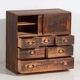 Old sliding door chest of drawers – Taishō / Shōwa period (c. 1920-1945) #92