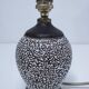 Pied de lampe céramique crispée art déco dans le style Louis Dage Jean Besnard années 30