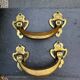 Pair of bronze handles signed L.PINET Art Nouveau