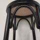 Paire tabouret style Thonet cannage