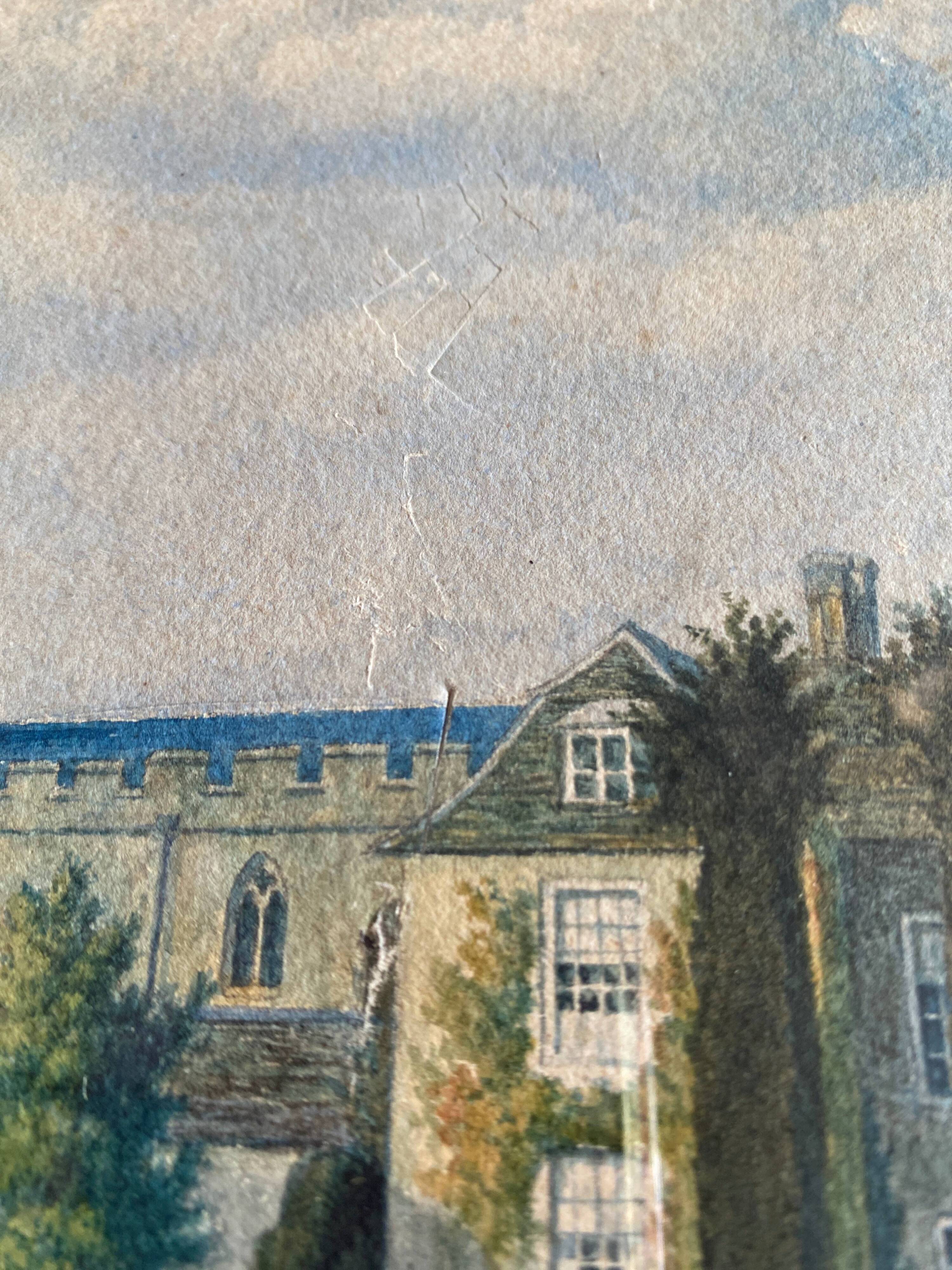 Watercolor Painting "The castle park" ec. English ? + supervision