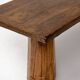 Sculptural Solid Oak Desk