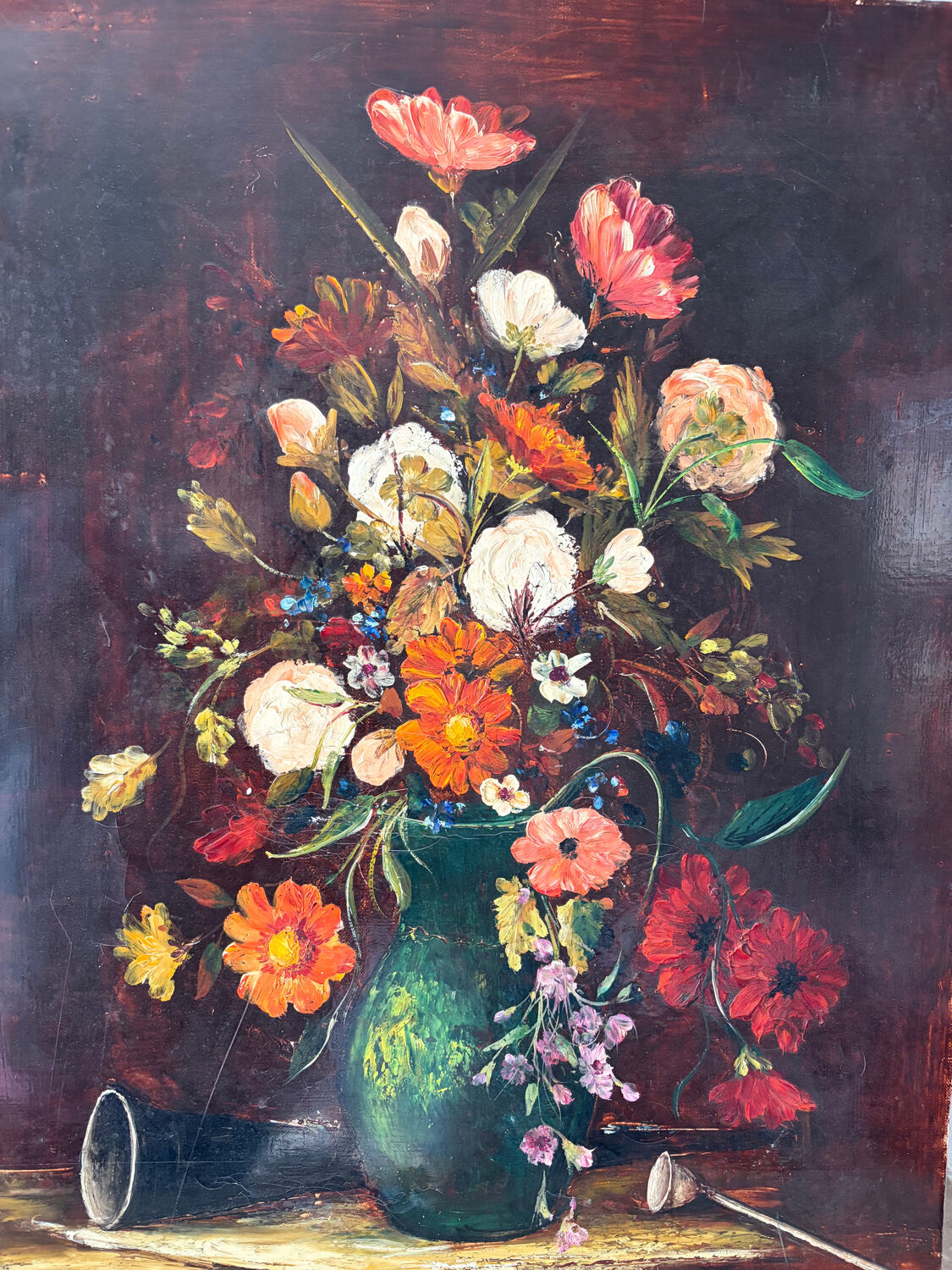 Bouquet de fleurs signe Bizet