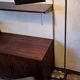 Mid century brass banker's adjustable floor lamp, 1970s