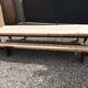 Fir farmhouse table with bench 3m42