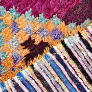 Vintage Berber hallway rug