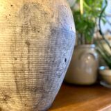 Enamelled ceramic jar